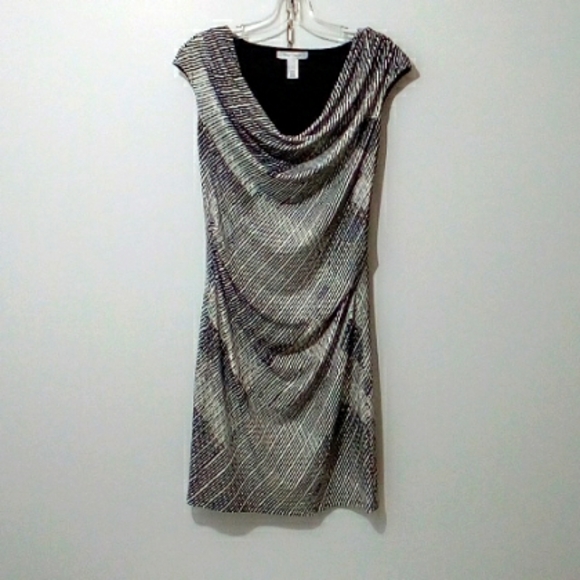 White House Black Market Dresses & Skirts - White House Black Market black and white midi dress